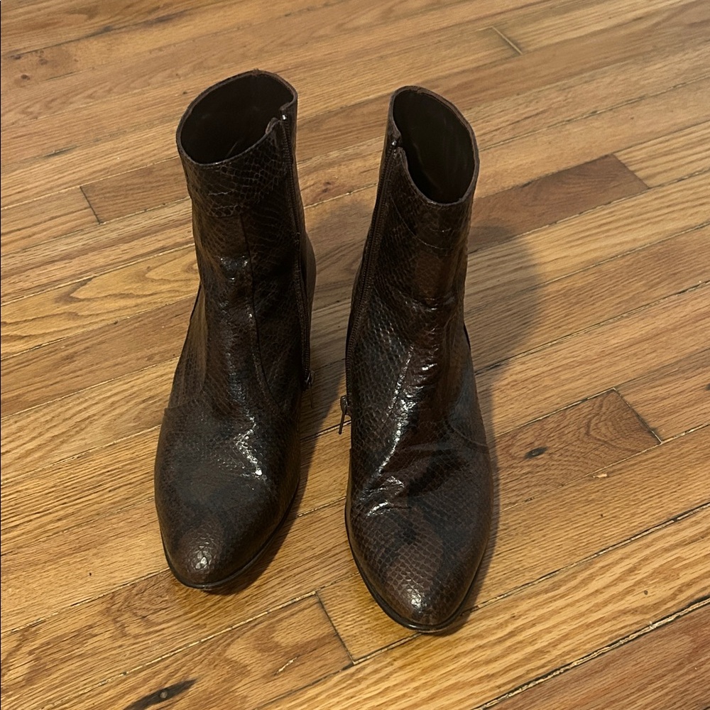 Men's Elegant Brown Leather Boots